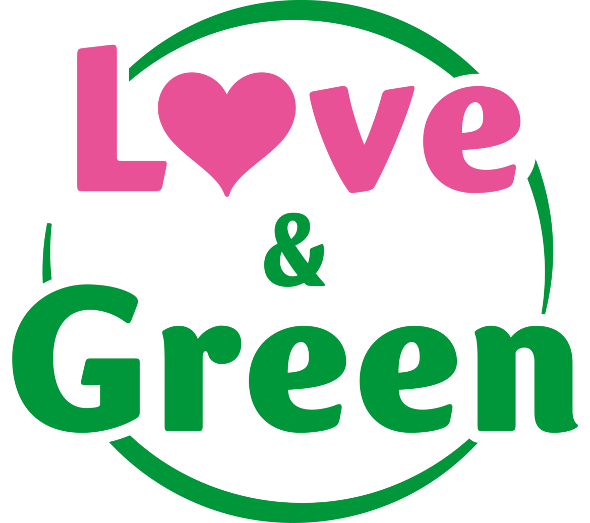 logo love and green
