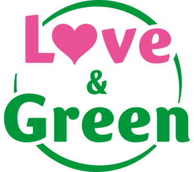 logo love and green