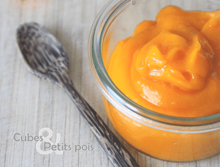 recette de purée carotte potiron pour éveiller les papilles de bébé même en hiver