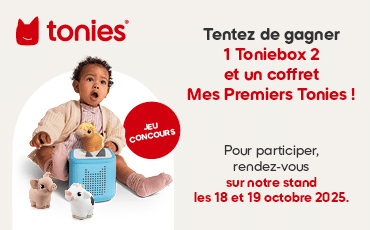 Jeu concours exclusif tonies® pour le Salon Baby