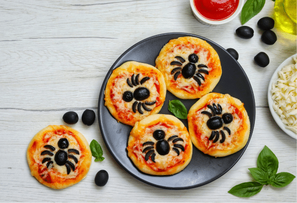 Pizz’araignées aux olives 