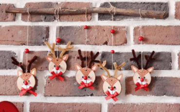 Suspension murale de Noël : un renne trop mignon à fabriquer avec les enfants