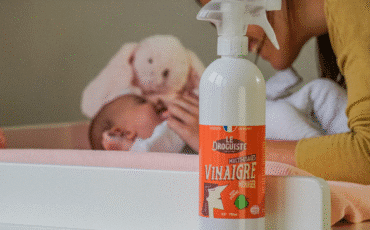 le vinaigre ménager : symbole d’un mode de vie plus écolo avec bébé.
