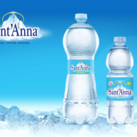 Eau minérale naturelle Sant’Anna 0.5L et 1L
