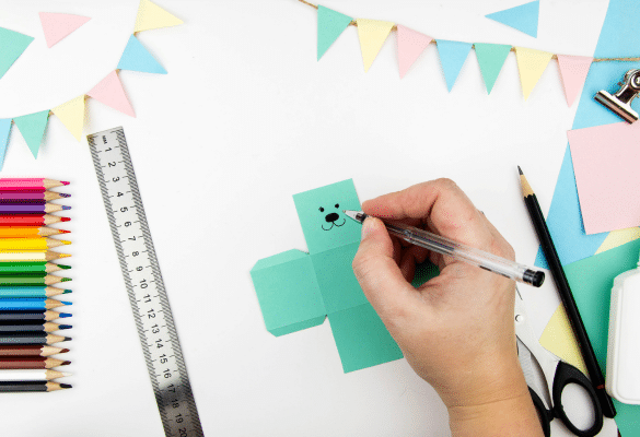 Etape 3 : personnalisation des petites boîtes