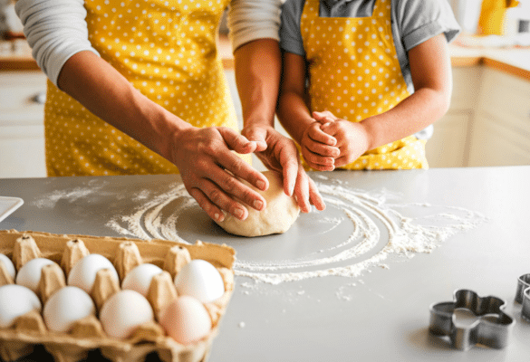 enfant qui cuisine pour développer son autonomie