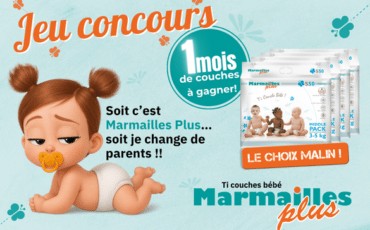 Jeu concours Marmailles Plus : 1 mois de couches à gagner
