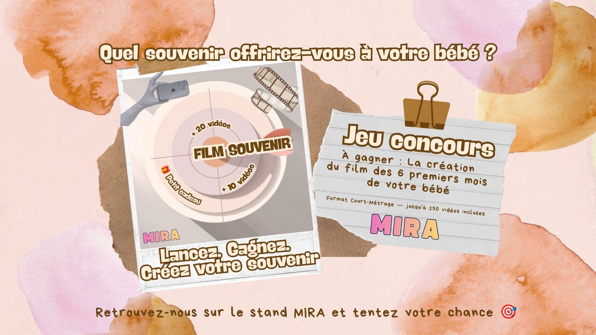 Jeu concours stand MIRA