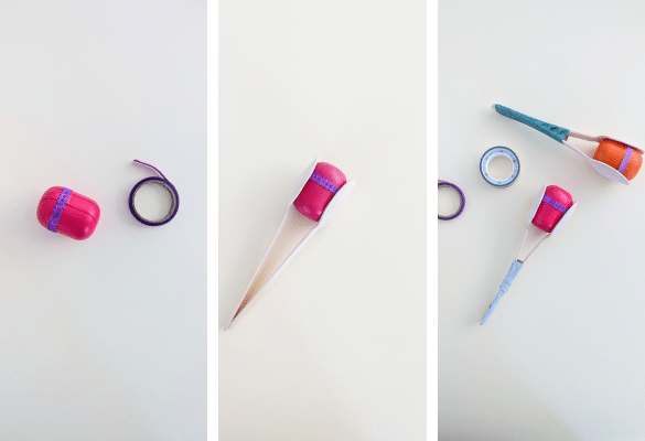 Etape 3, 4 et 5 du DIY éveil : Maracas enfant