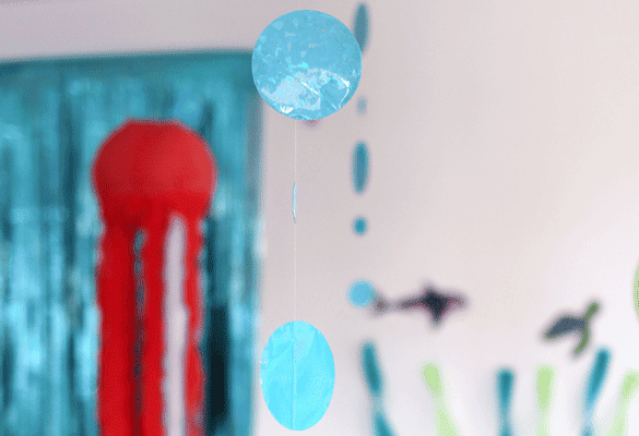 Fête sous la mer déco DIY : Bulles enchantées