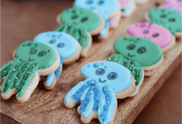 Fête sous la mer déco DIY et goûter enfant : Sablés décorés
